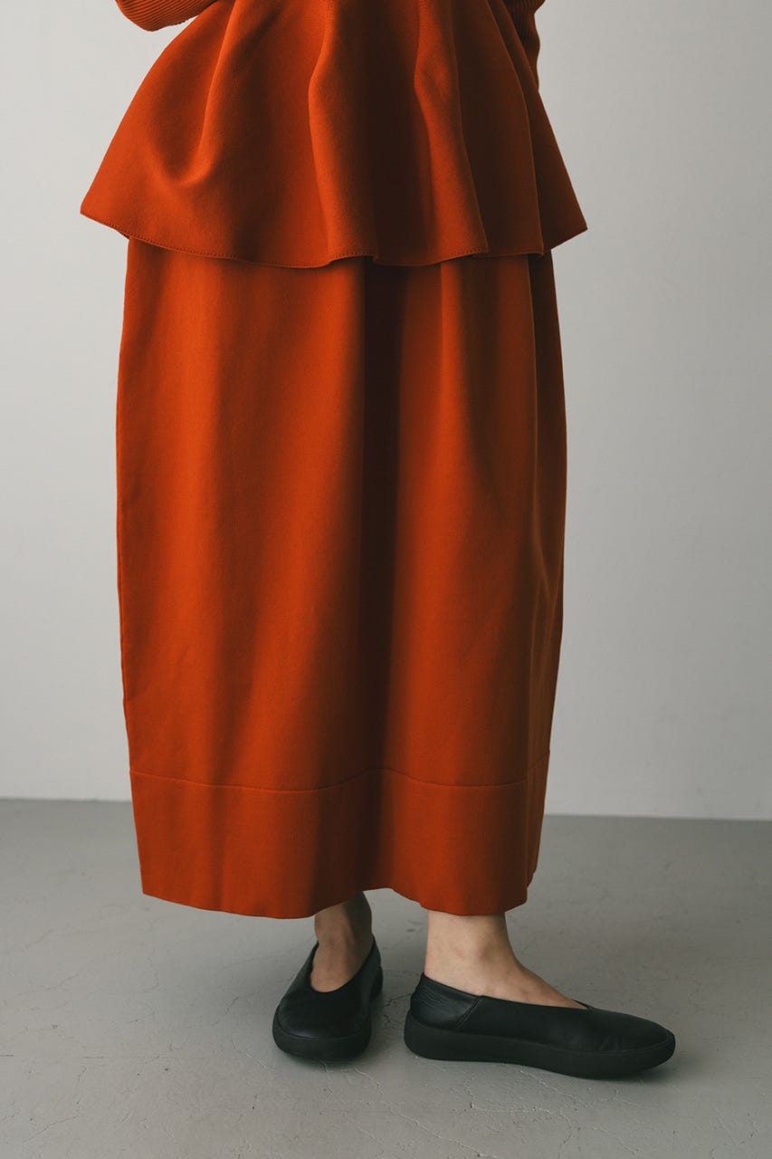 ドッキングフォルムニットワンピース ORG M