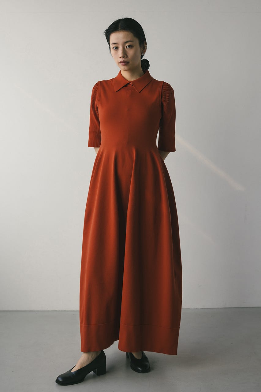 Kei Shirahata Styling/ ボリュームスリーブニットワンピース Kei Shirahata Styling/ ボリュームスリーブニットワンピース