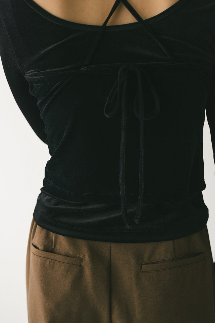 Stylemixer 2ピースホルターベロアトップS STYLEMIXER | 2ピースホルターベロアトップ (Tシャツ