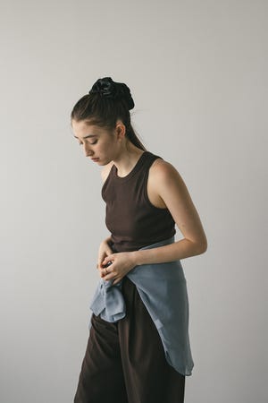 ヘムラウンドタンクトップ