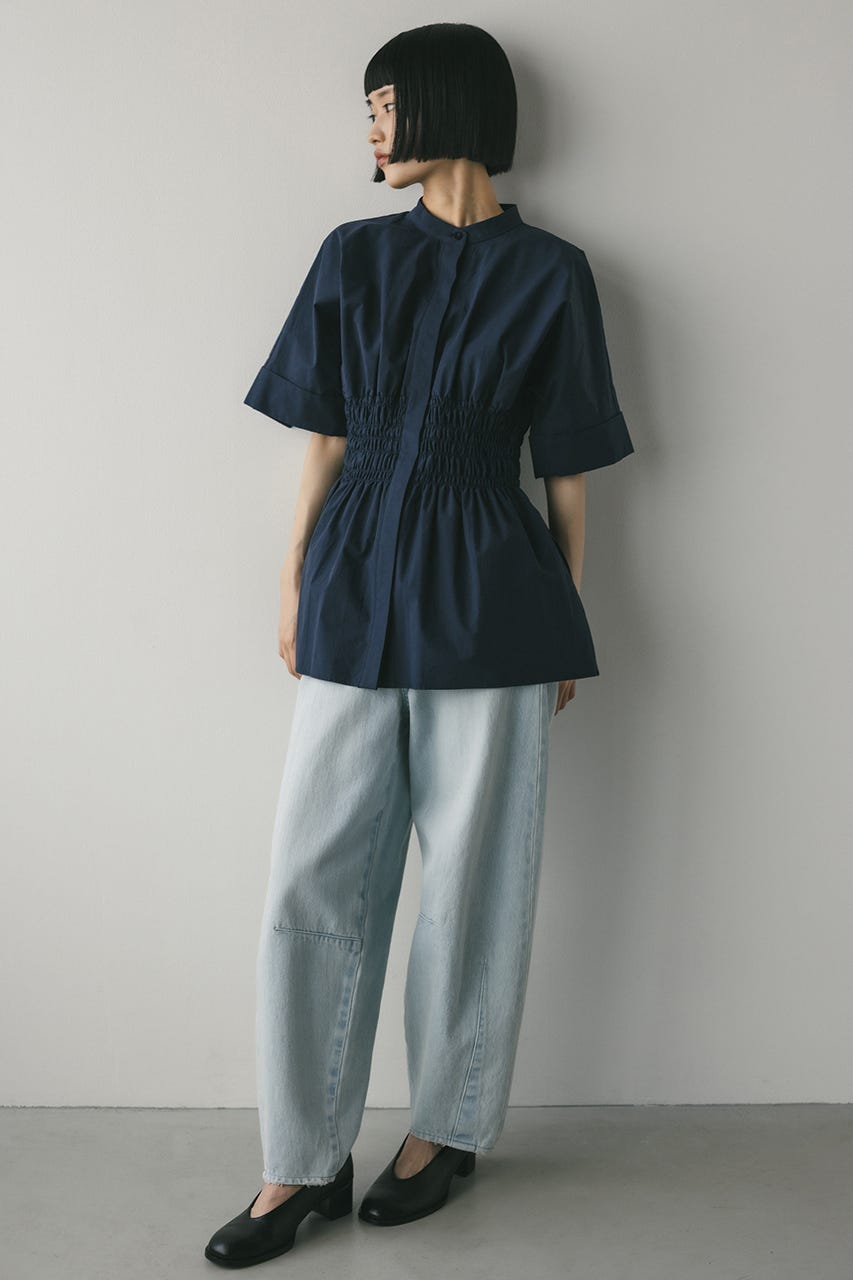 ウエストシャーリングシャツ NVY FREE