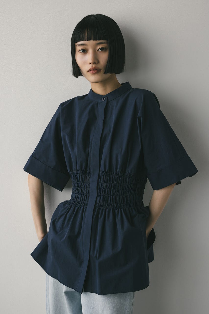 ウエストシャーリングシャツ NVY FREE