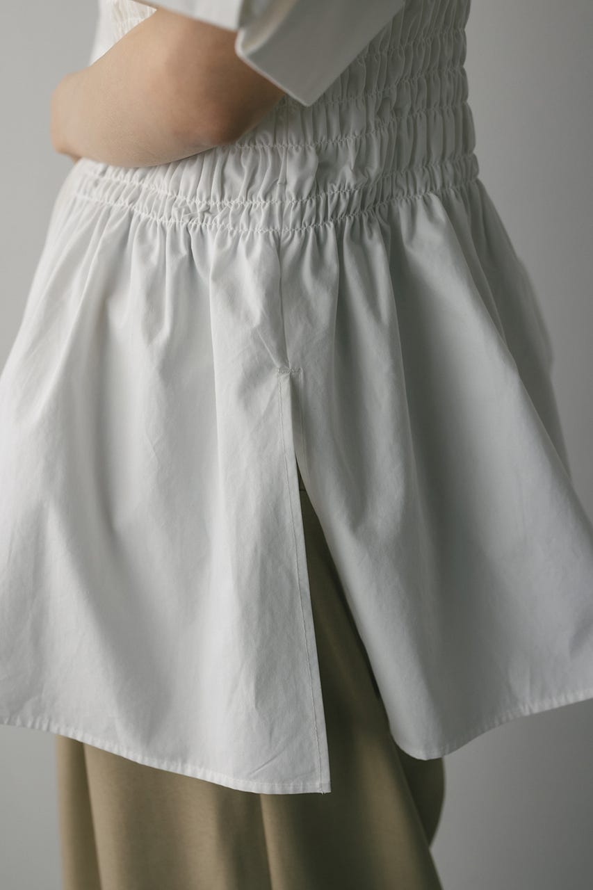 ウエストシャーリングシャツ WHT FREE