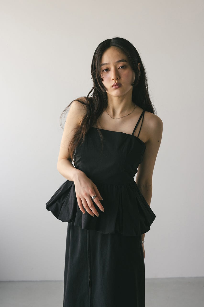 【STYLEMIXER】ペプラムキャミトップ STYLEMIXER | ペプラムキャミトップ (ベアトップ ) |SHEL'TTER