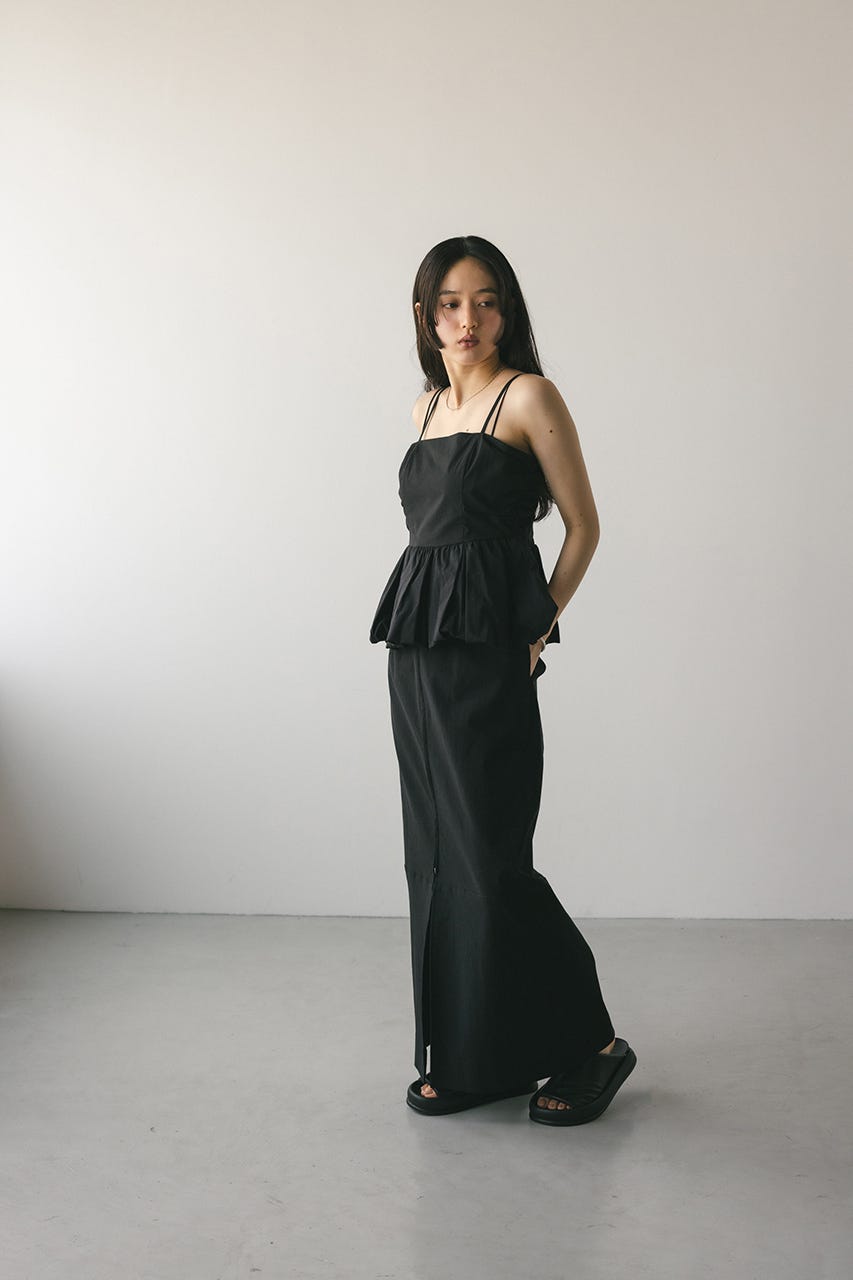 【STYLEMIXER】ペプラムキャミトップ STYLEMIXER | ペプラムキャミトップ (ベアトップ ) |SHEL'TTER