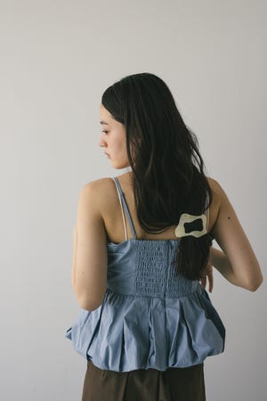 ペプラムキャミトップ