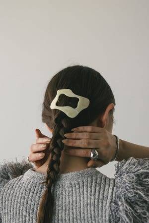 マーブルバレッタ