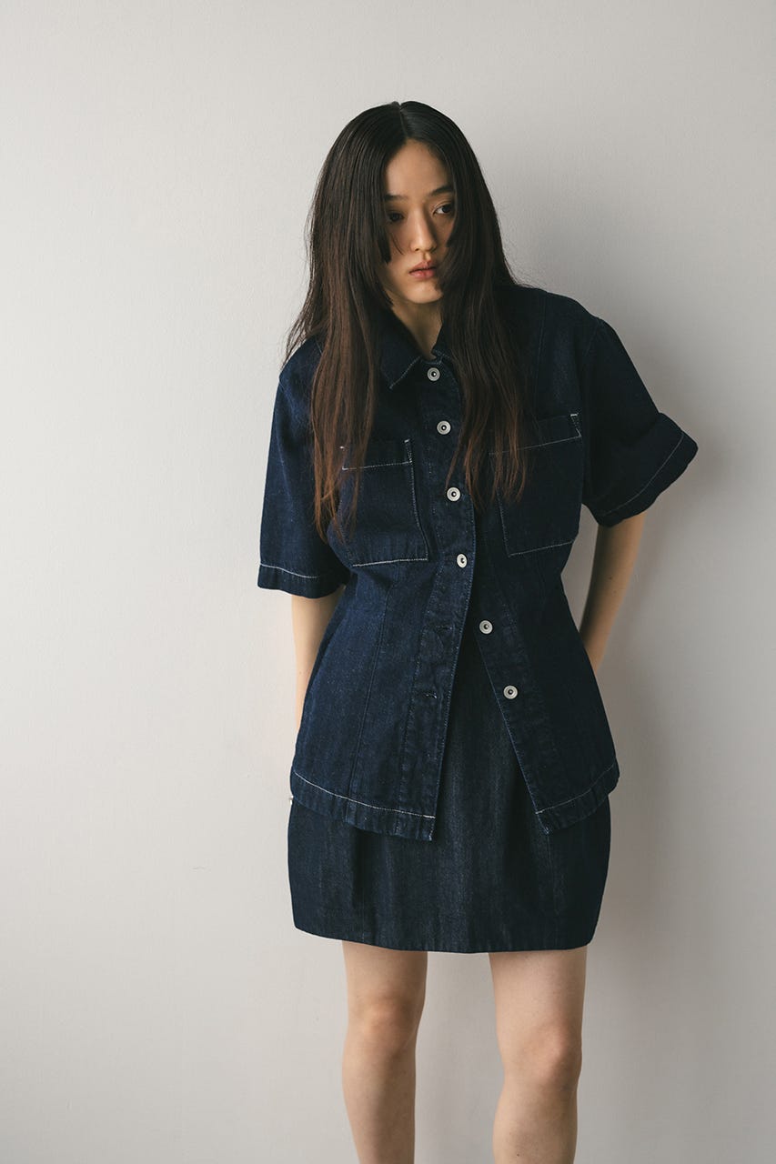 【関税送料込み】Stella McCartney デニムシャツ 楽天市場】ステラマッカートニー デニム ジャケット ロゴ ブルー