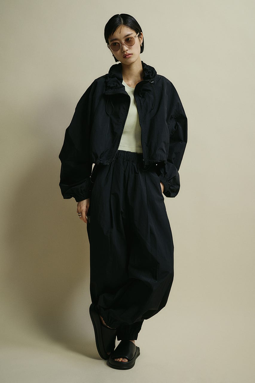 ACTIVE撥水ショートブルゾン BLK FREE