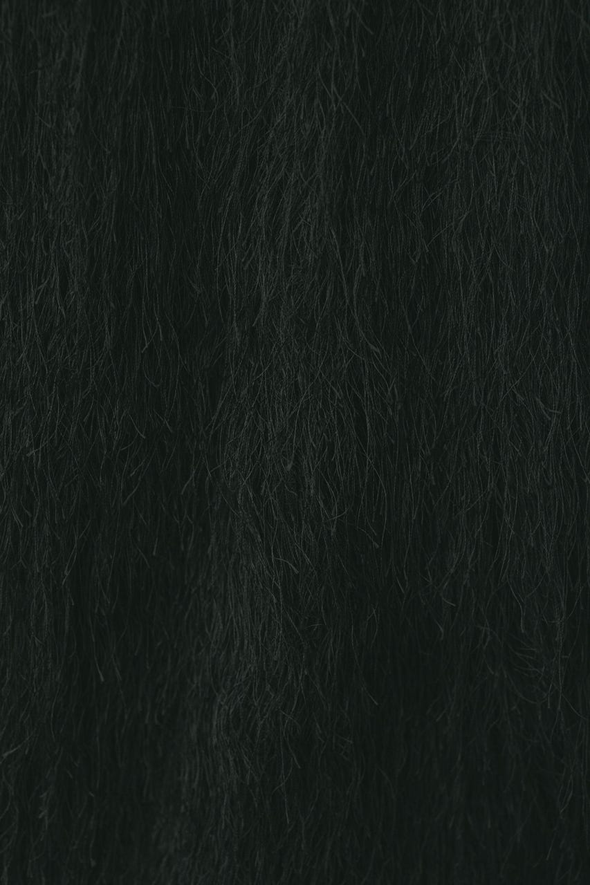 フリンジルーズトップ BLK FREE