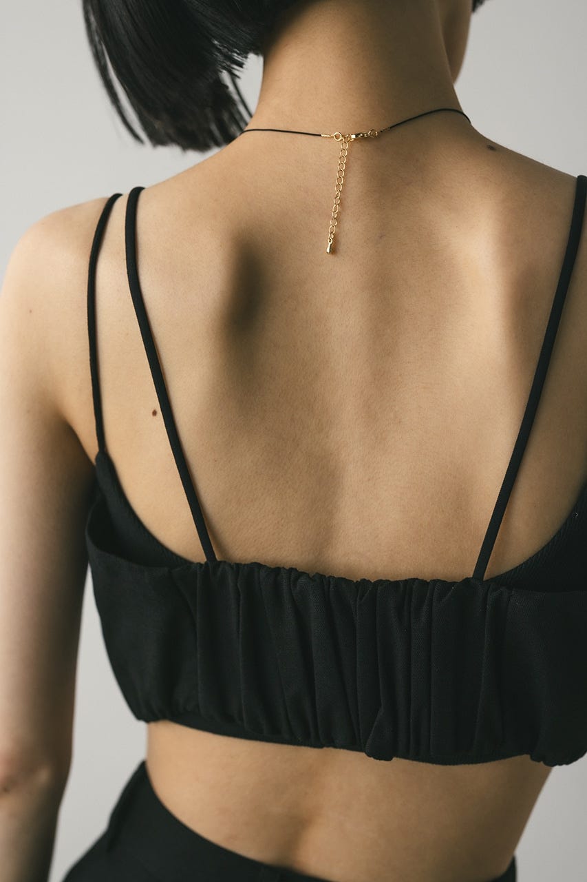 リネンミックスビスチェ BLK M