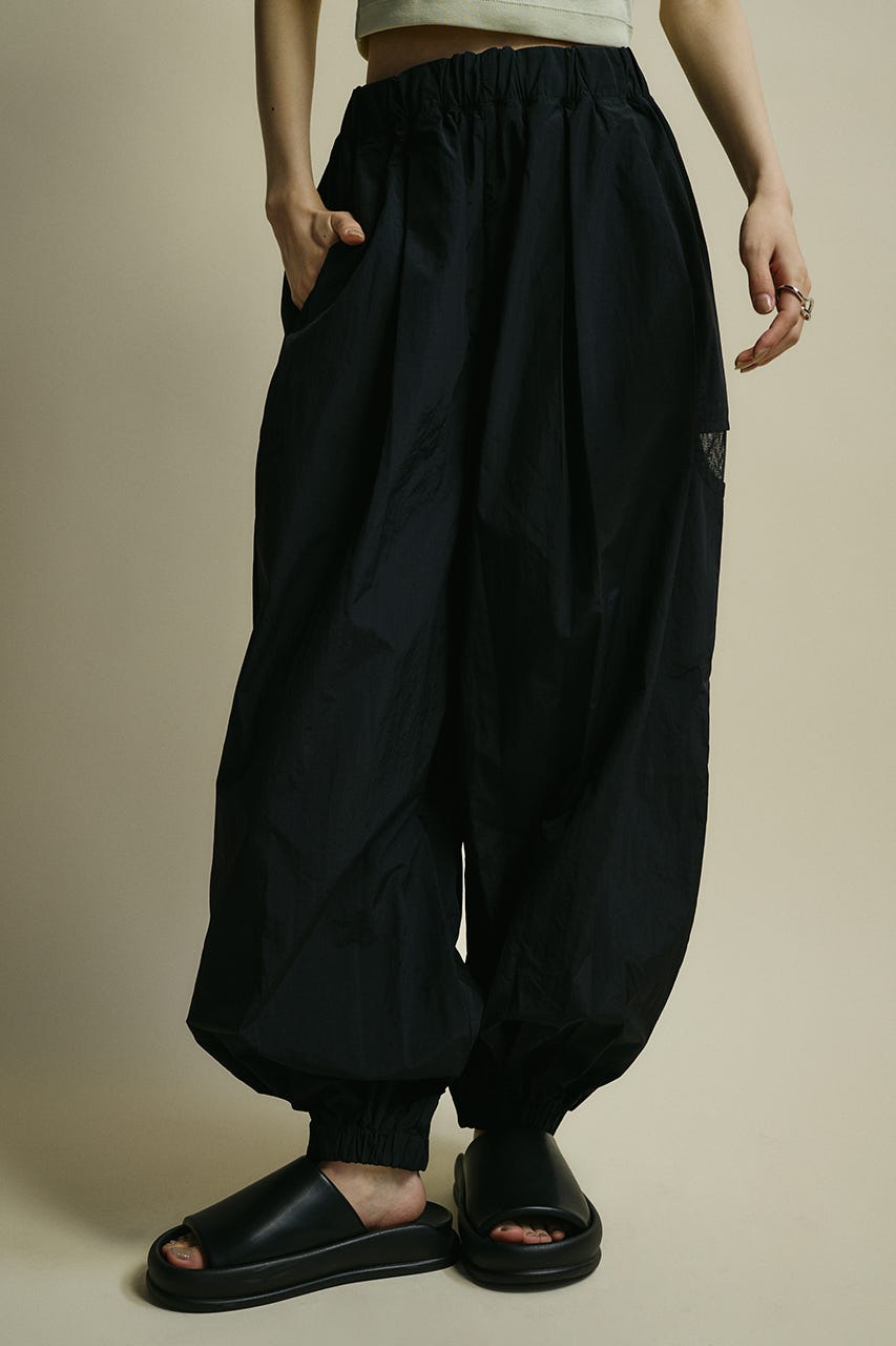 ACTIVE撥水パラシュートパンツ BLK M