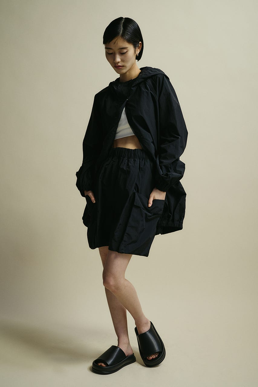 ACTIVE撥水ハーフパンツ BLK S