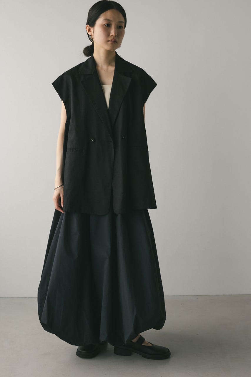 ギャザーバルーンスカート BLK M
