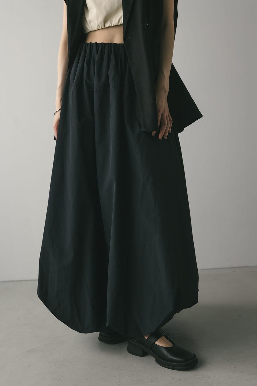 ギャザーバルーンスカート BLK M