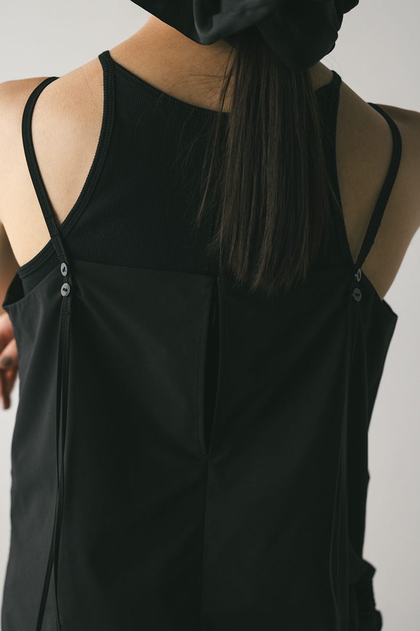 シャーリングレイヤーワンピース BLK S