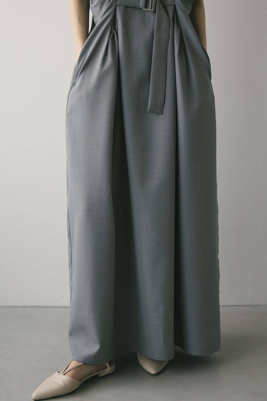 バックルベルトワンピース C.GRY S