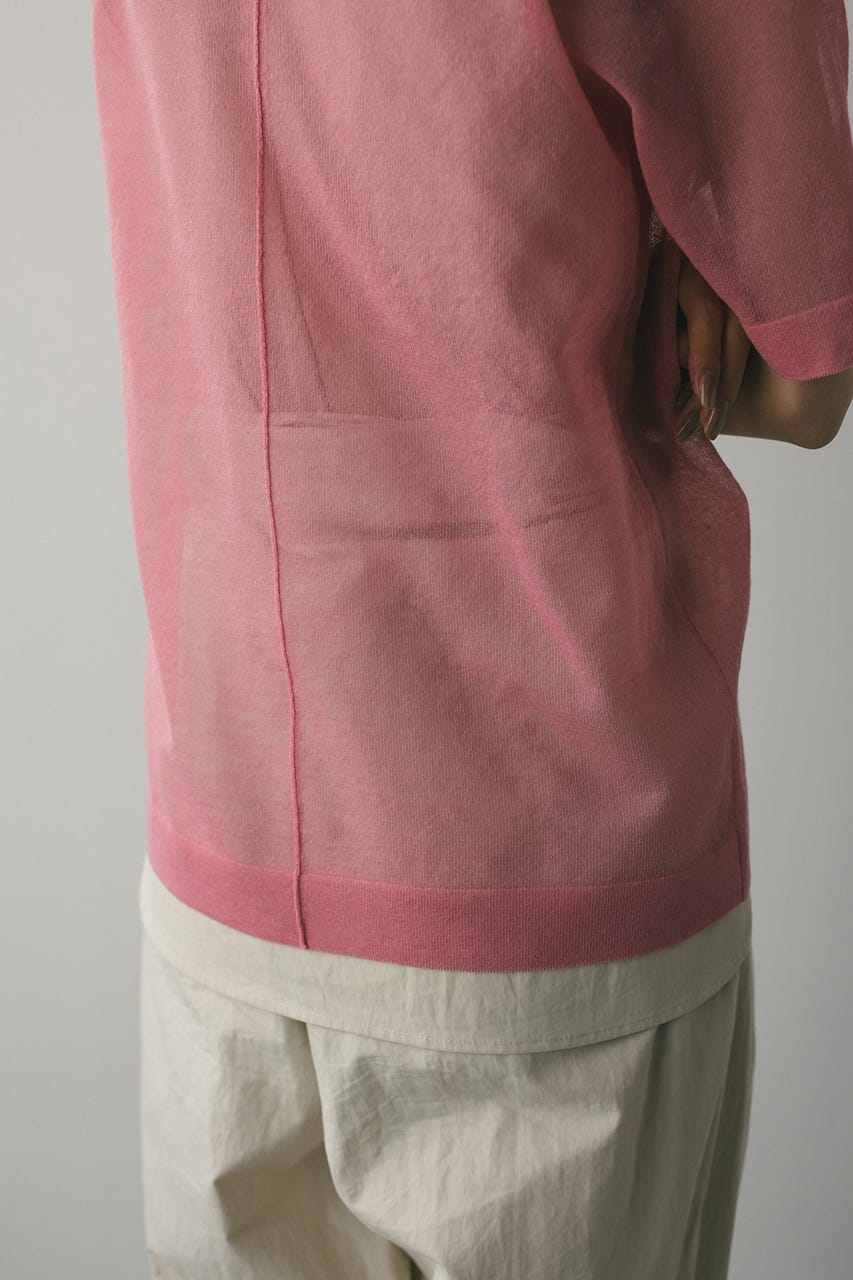 STYLEMIXER | ウォッシャブルリネンニットT (ニット ) |SHEL