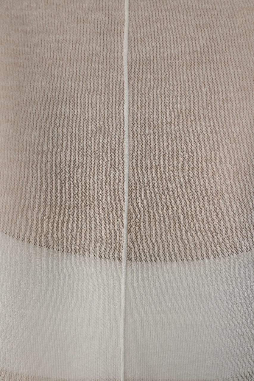 ウォッシャブルリネンニットタンク WHT FREE