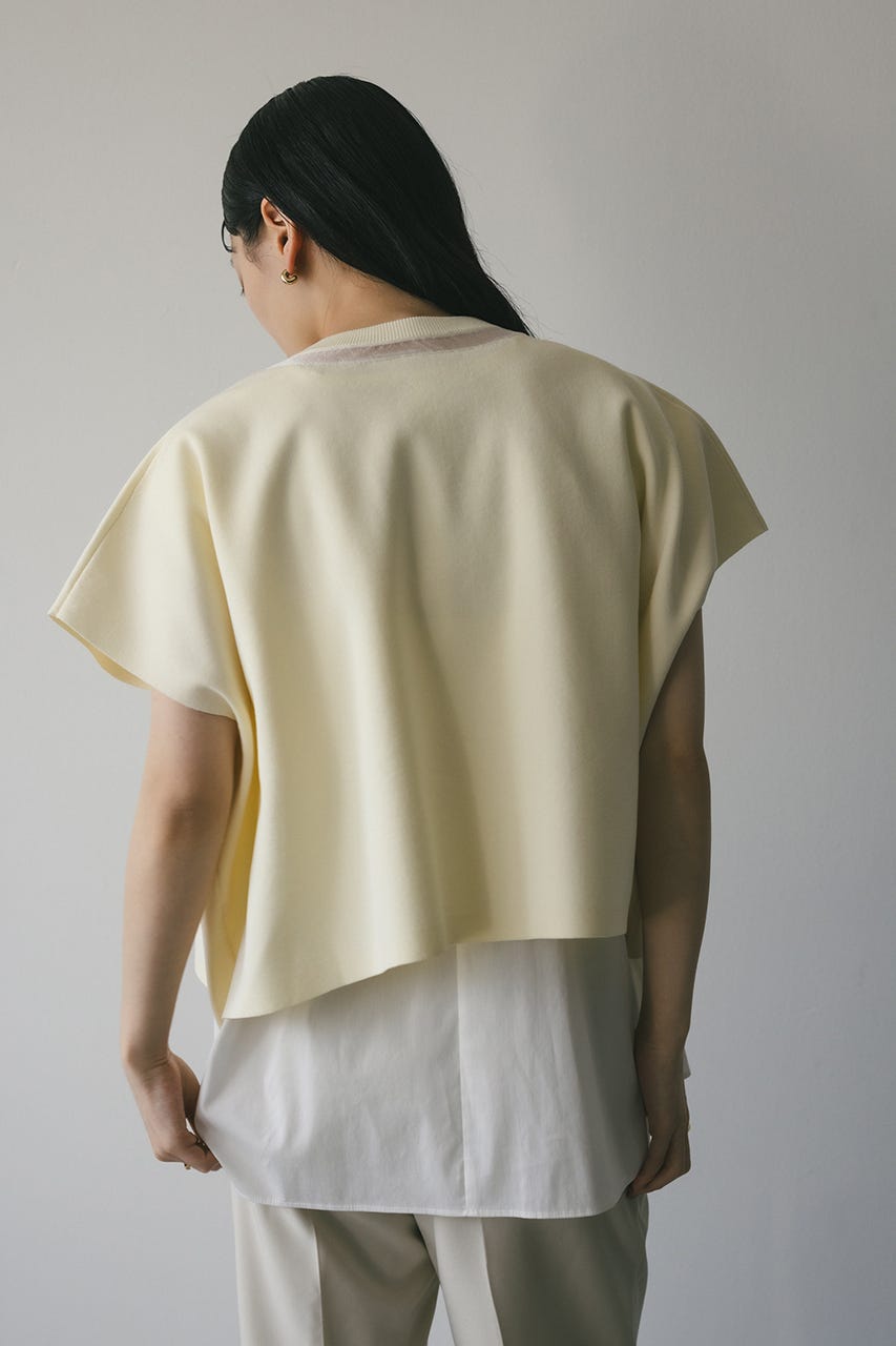 関税なし【RECTO】アシンメトリーツイストトップ LAGUA GEM | ASYMMETRY CUT トップス (Tシャツ・カットソー(半袖