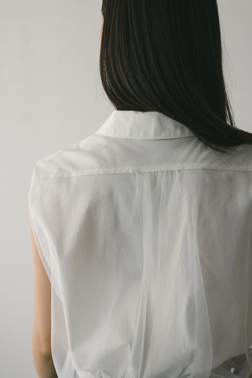匿名配送・チュールレイヤードタンク Vin｜ラメチュールレイヤードタンクトップ | Rakuten Fashion