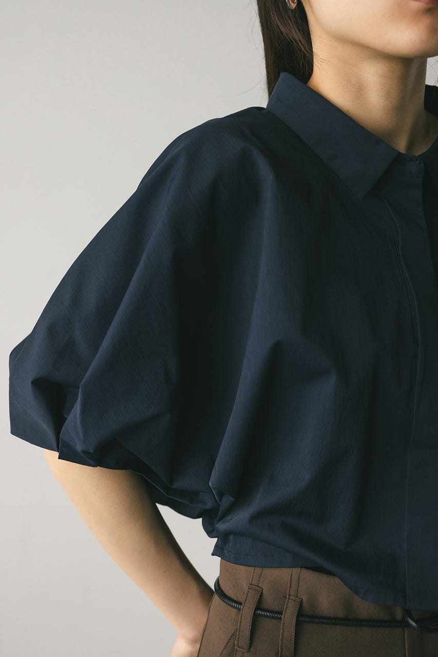 ドルマンショートシャツ NVY FREE