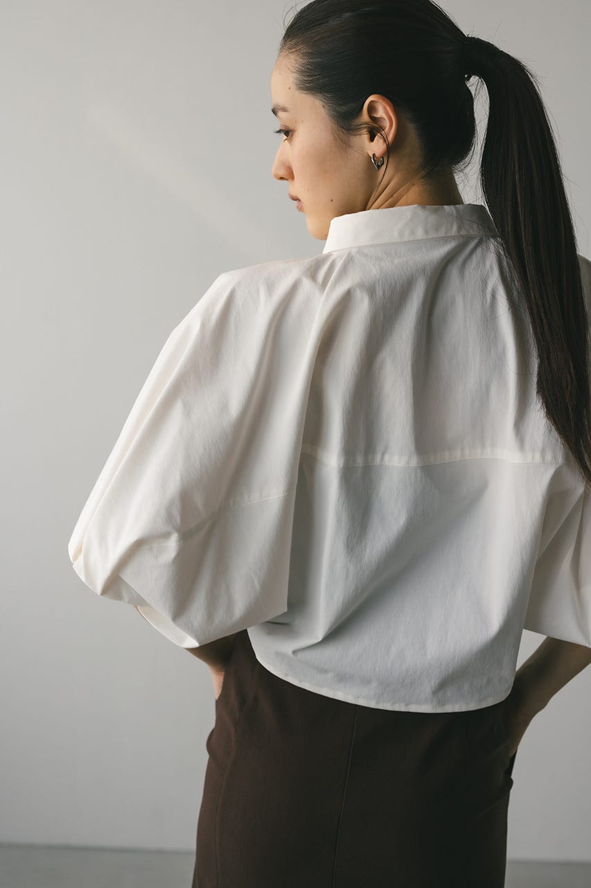 ドルマンショートシャツ WHT FREE