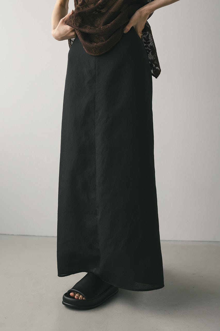 シアーレイヤードスカート BLK M
