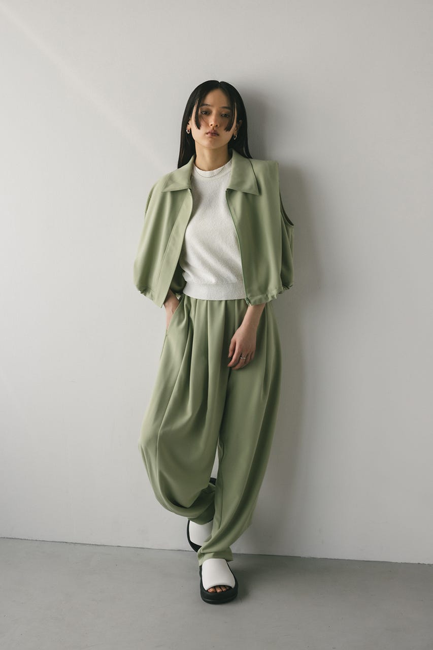 コンフォートヘムタックパンツ MINT M