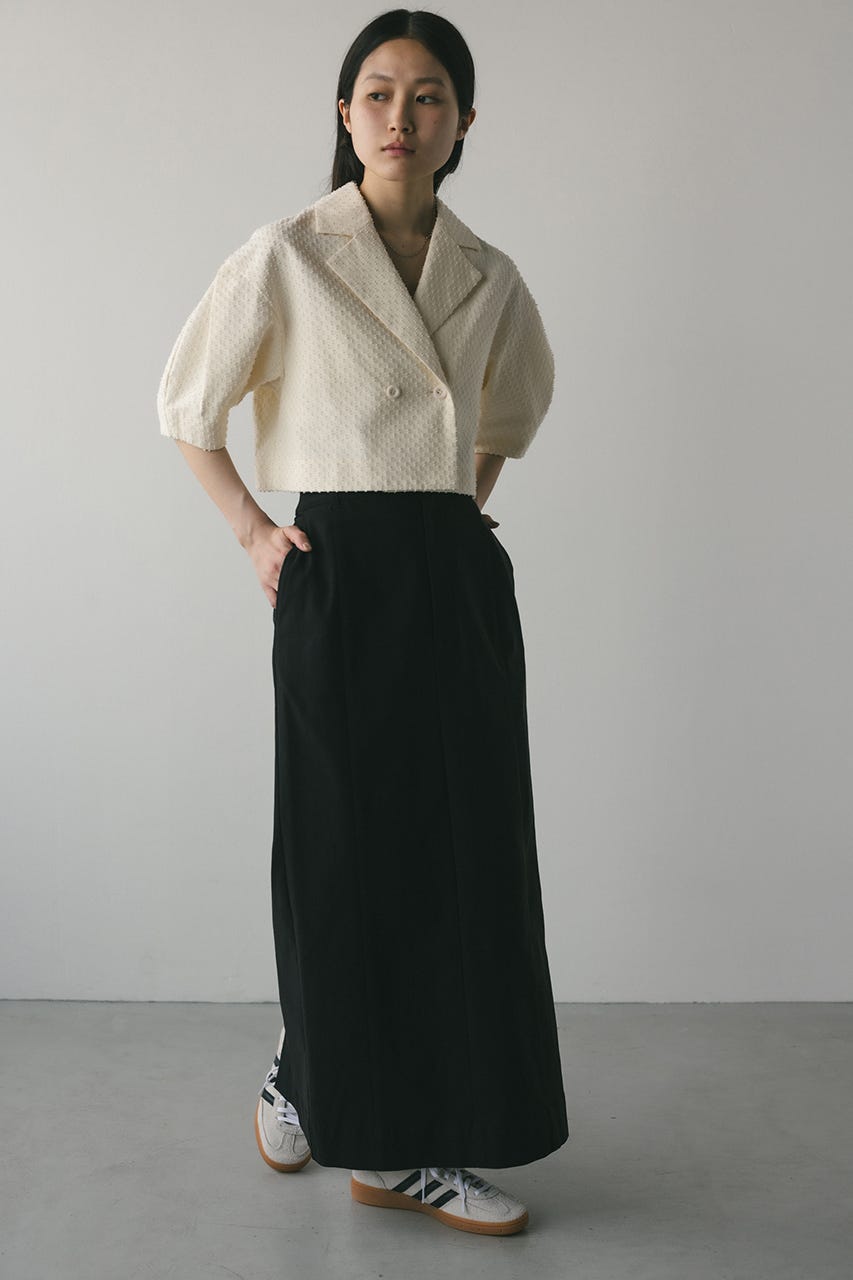 ハイストレッチタイトスカート BLK M