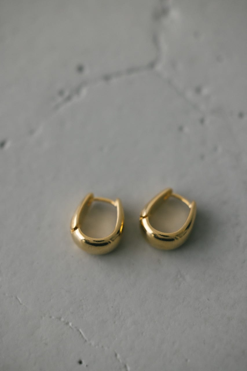 フラップフープピアス GLD FREE