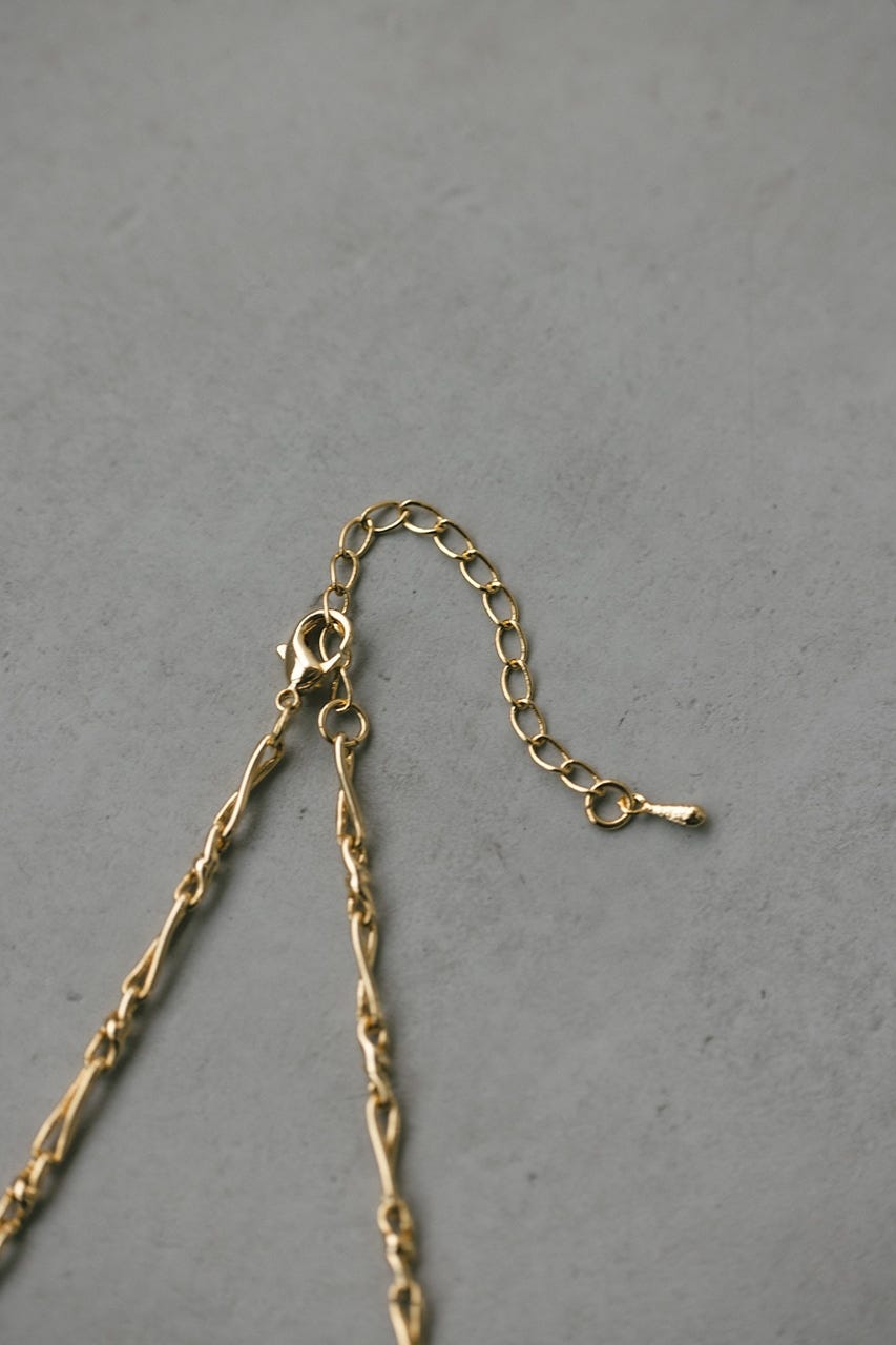 ボーンチェーンネックレス GLD FREE