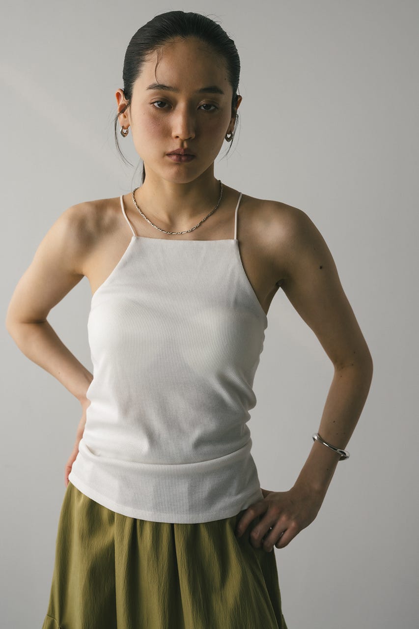 カップ付きアメスリキャミ WHT S
