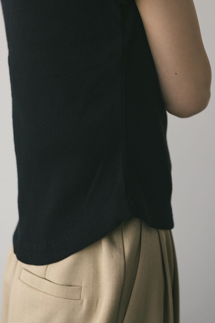 ヘンリーネックT BLK FREE