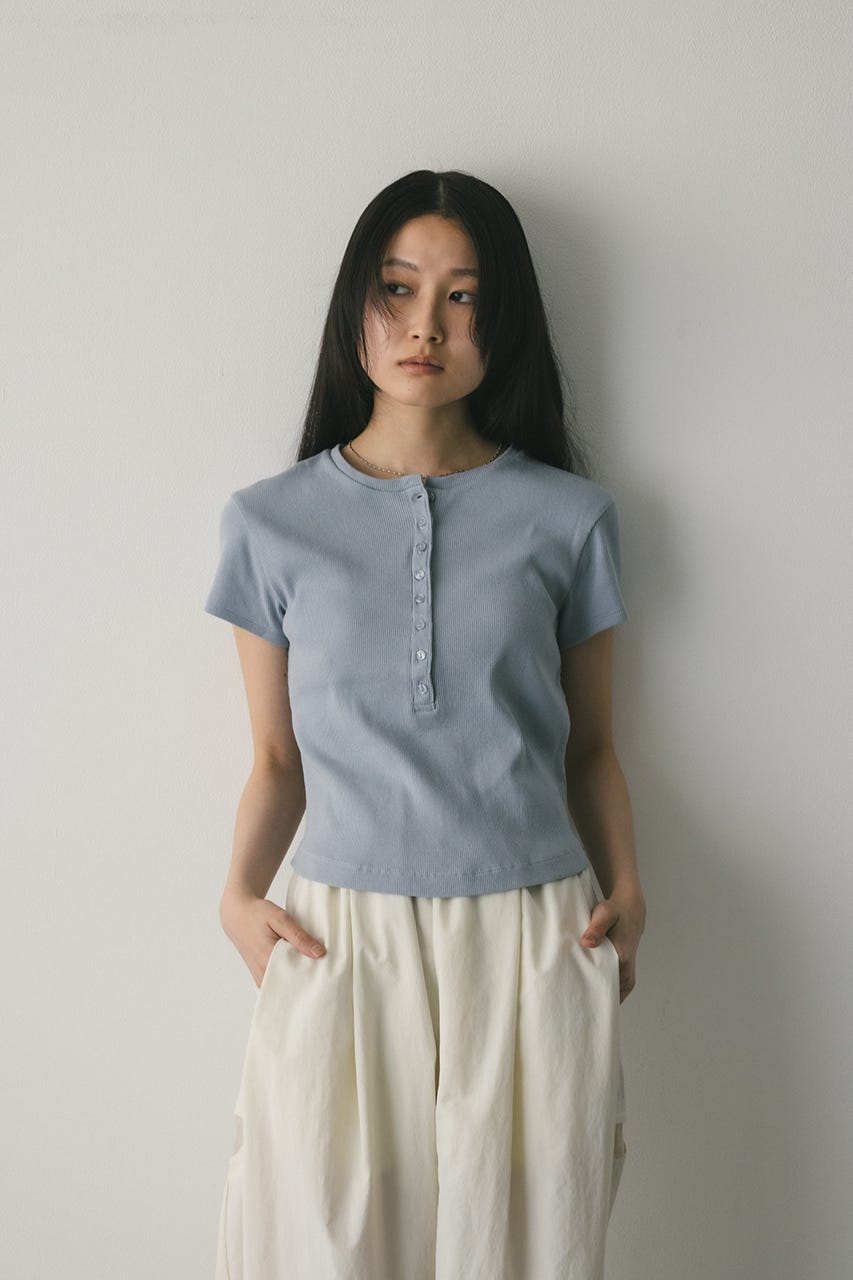 STYLEMIXER | ヘンリーネックT (Tシャツ・カットソー(半袖) ) |SHEL