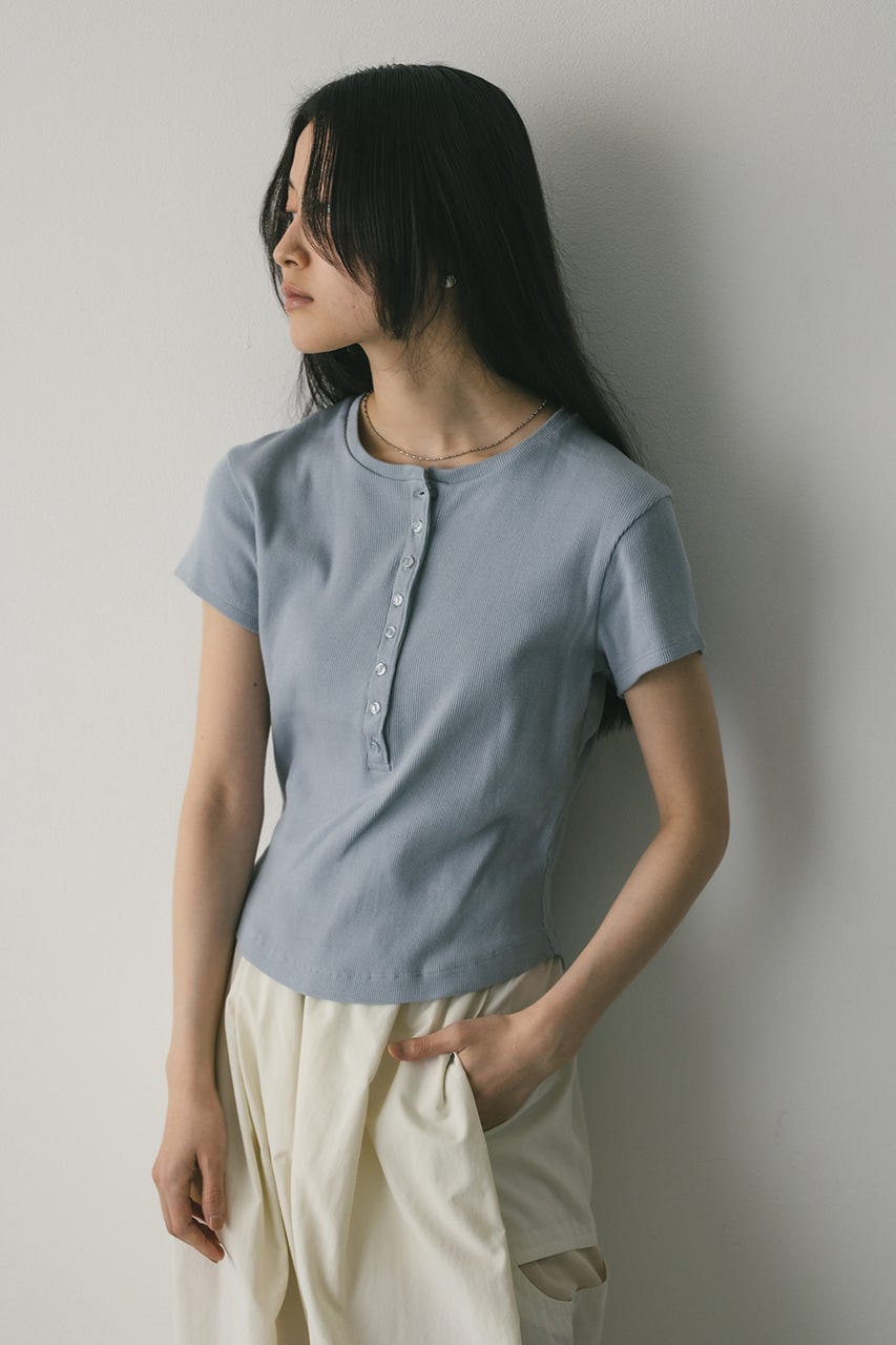 STYLEMIXER | ヘンリーネックT (Tシャツ・カットソー(半袖) ) |SHEL