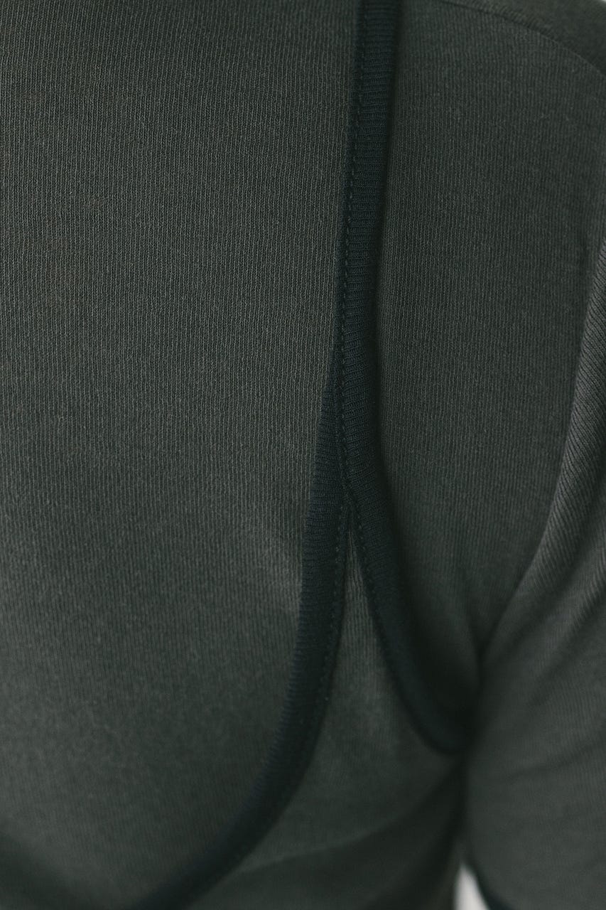 バイカラーキャミセットトップ C.GRY FREE