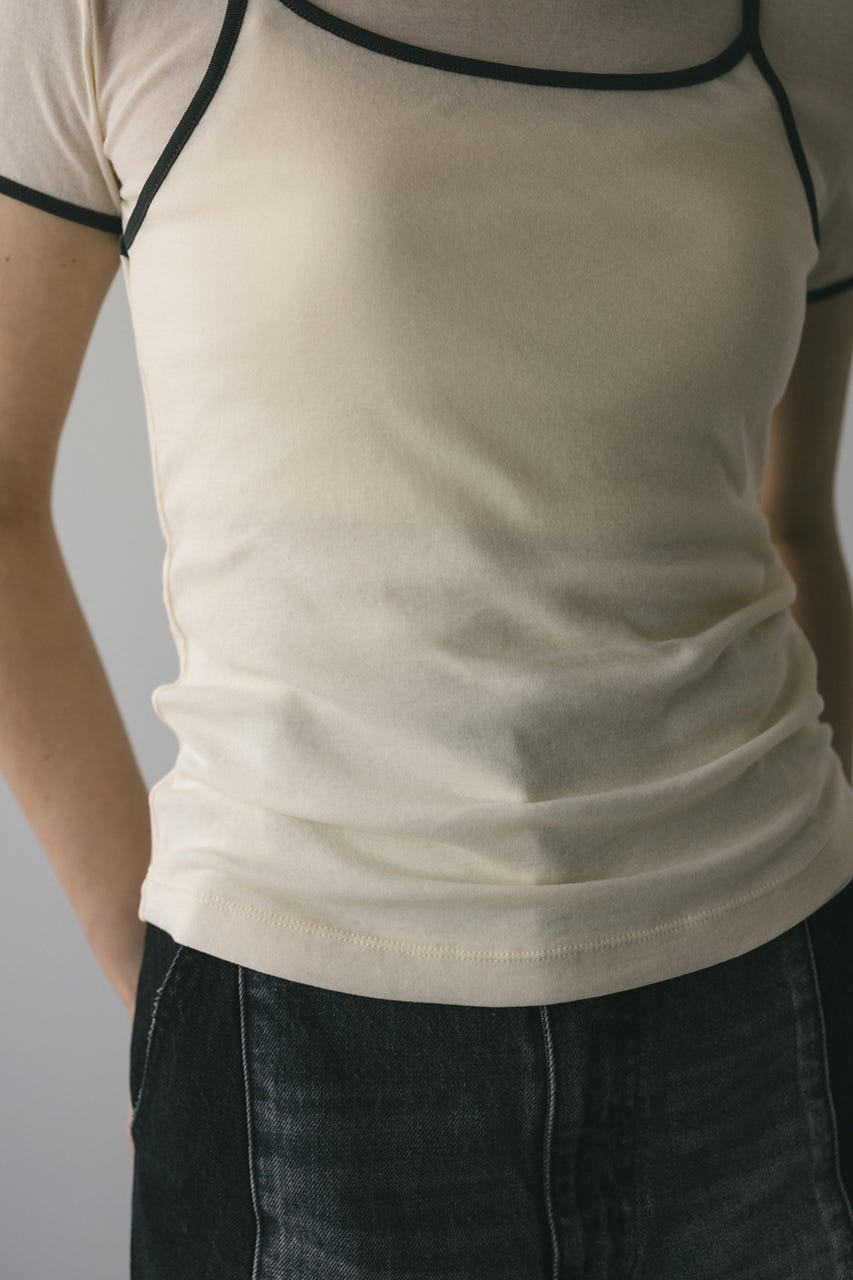 バイカラーキャミセットトップ IVOY FREE