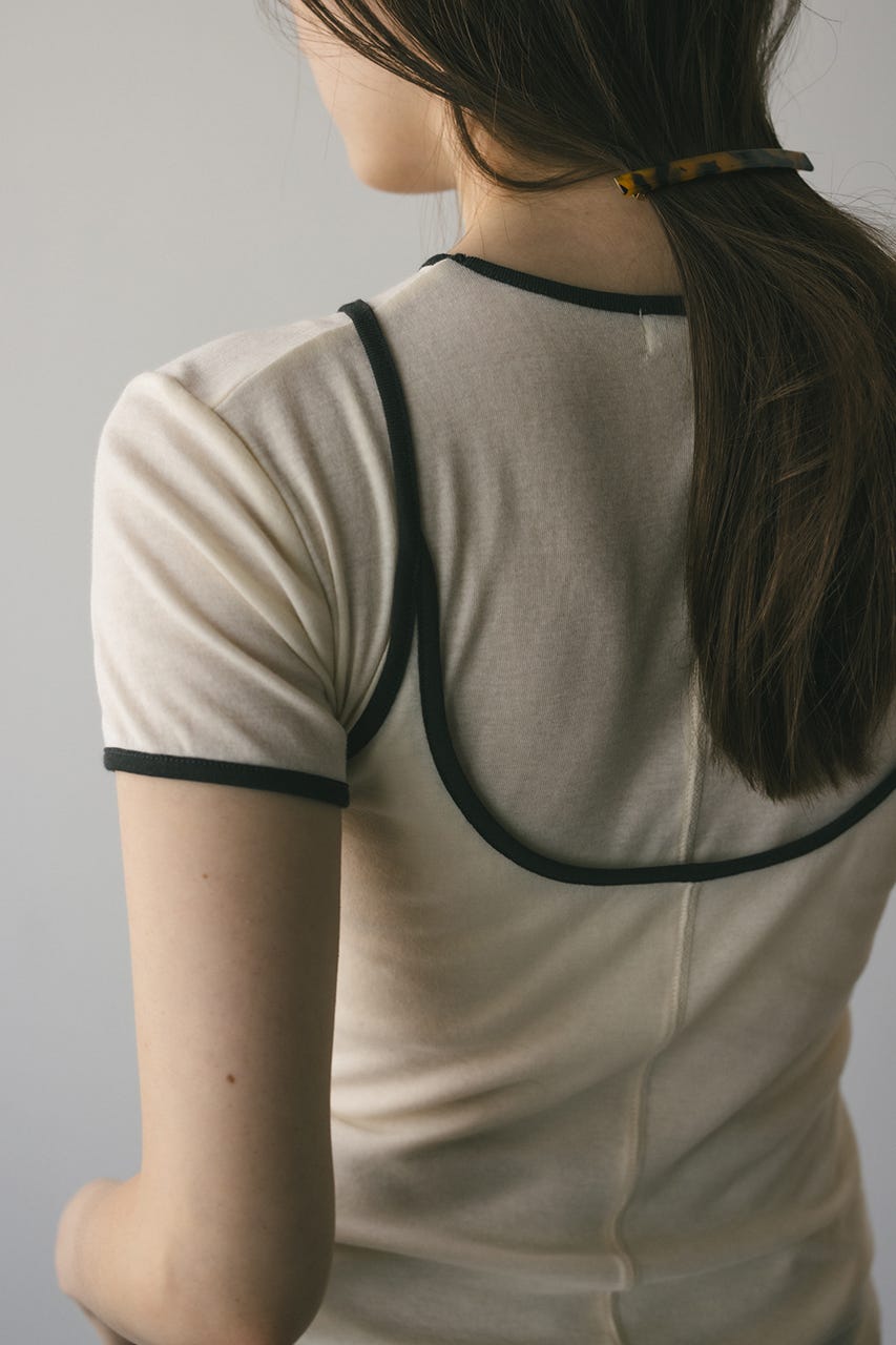 バイカラーキャミセットトップ IVOY FREE