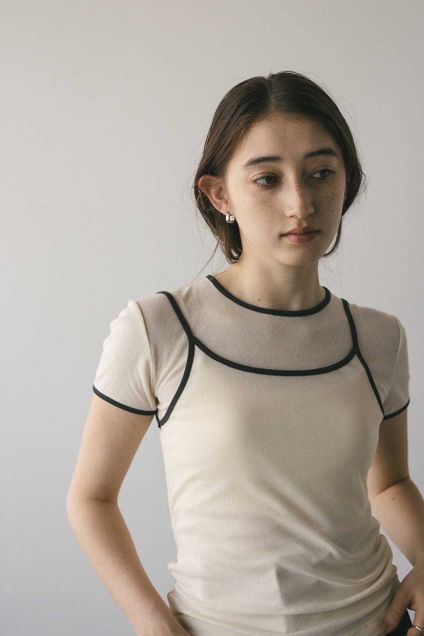 バイカラーキャミセットトップ IVOY FREE