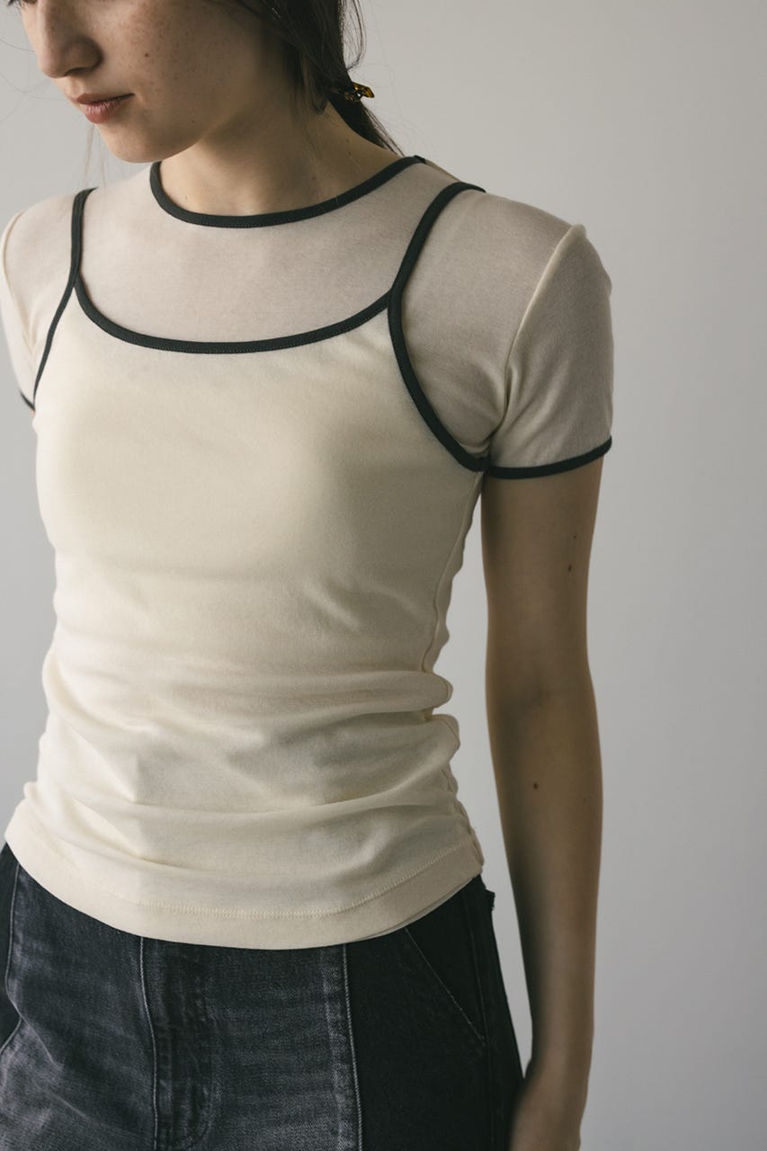 バイカラーキャミセットトップ IVOY FREE