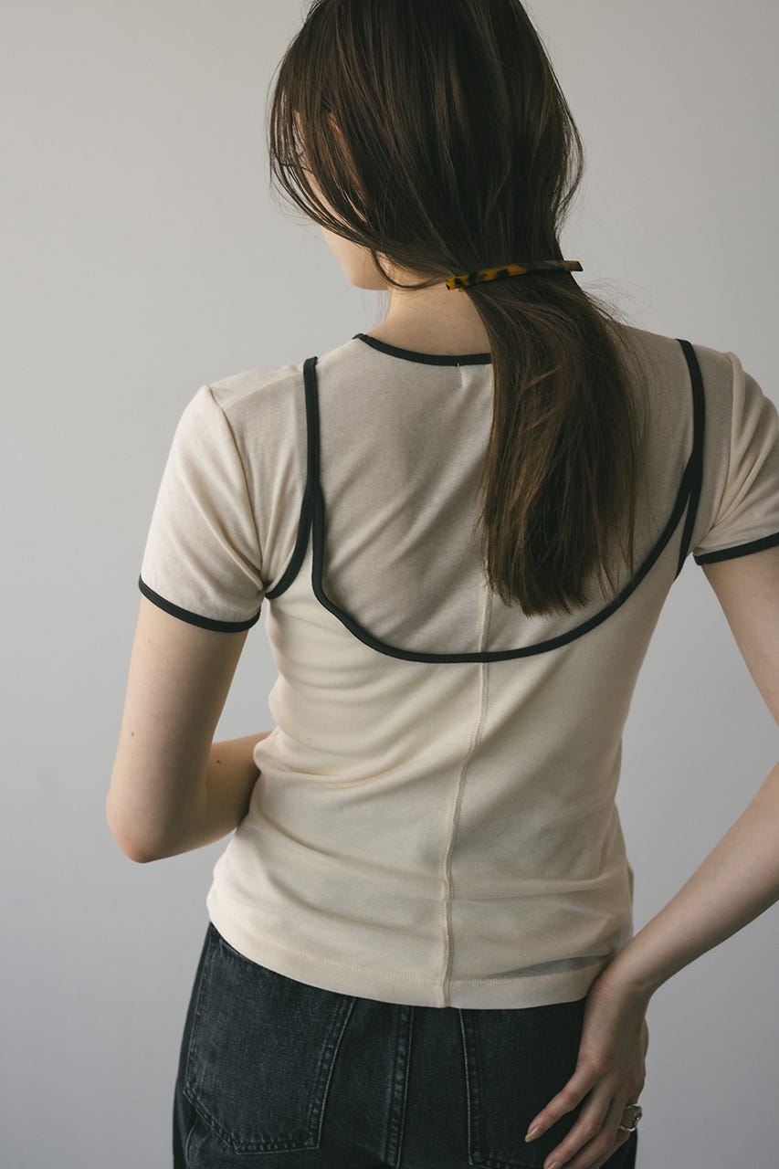 バイカラーキャミセットトップ IVOY FREE