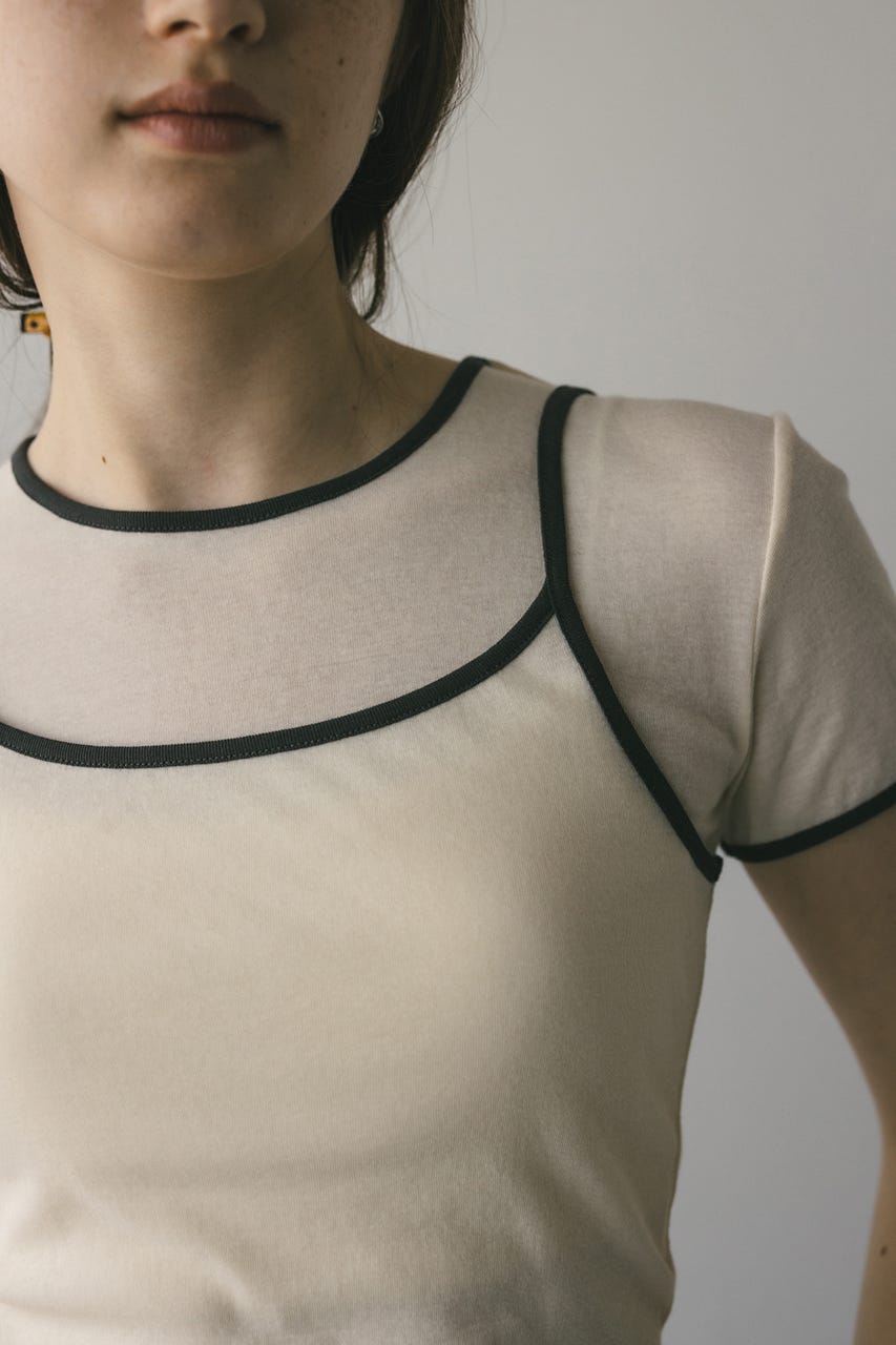 バイカラーキャミセットトップ IVOY FREE