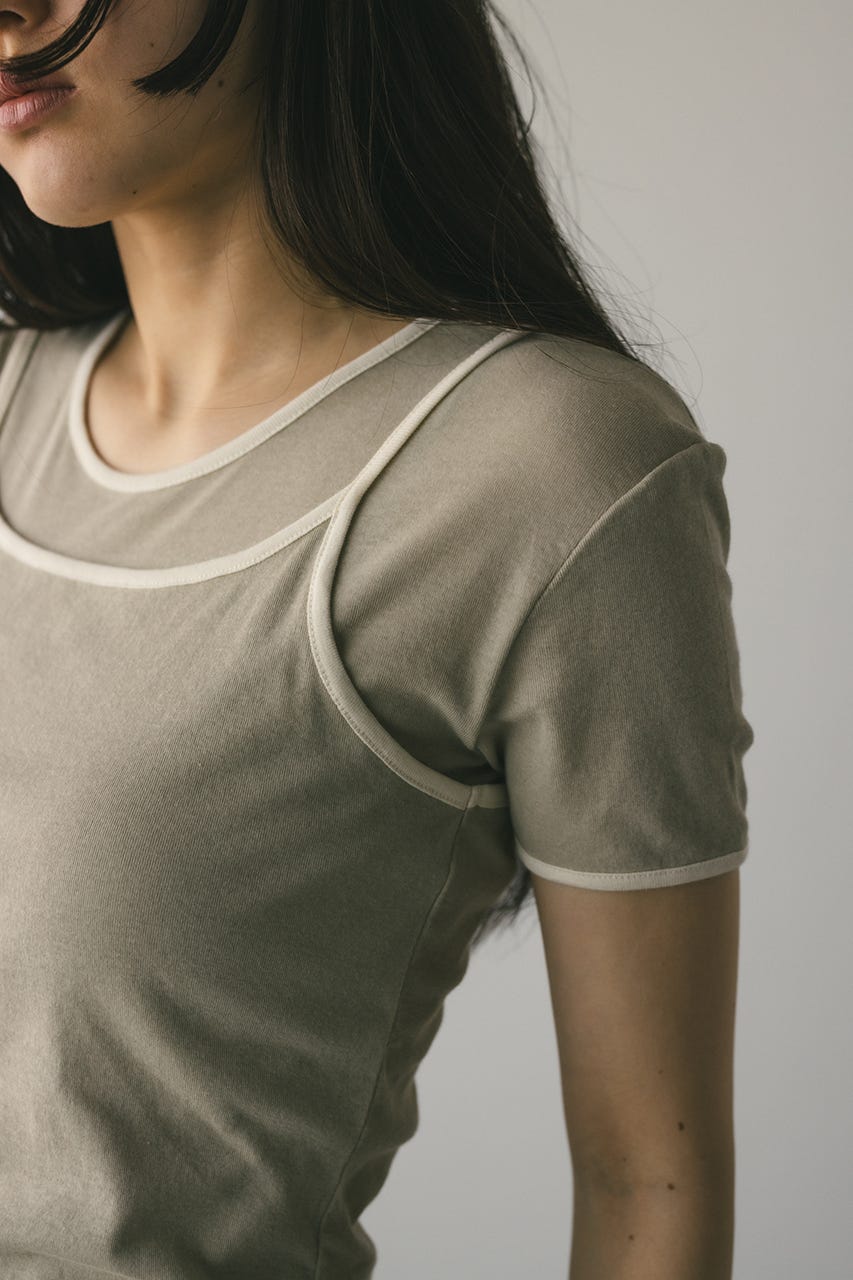 バイカラーキャミセットトップ MINT FREE