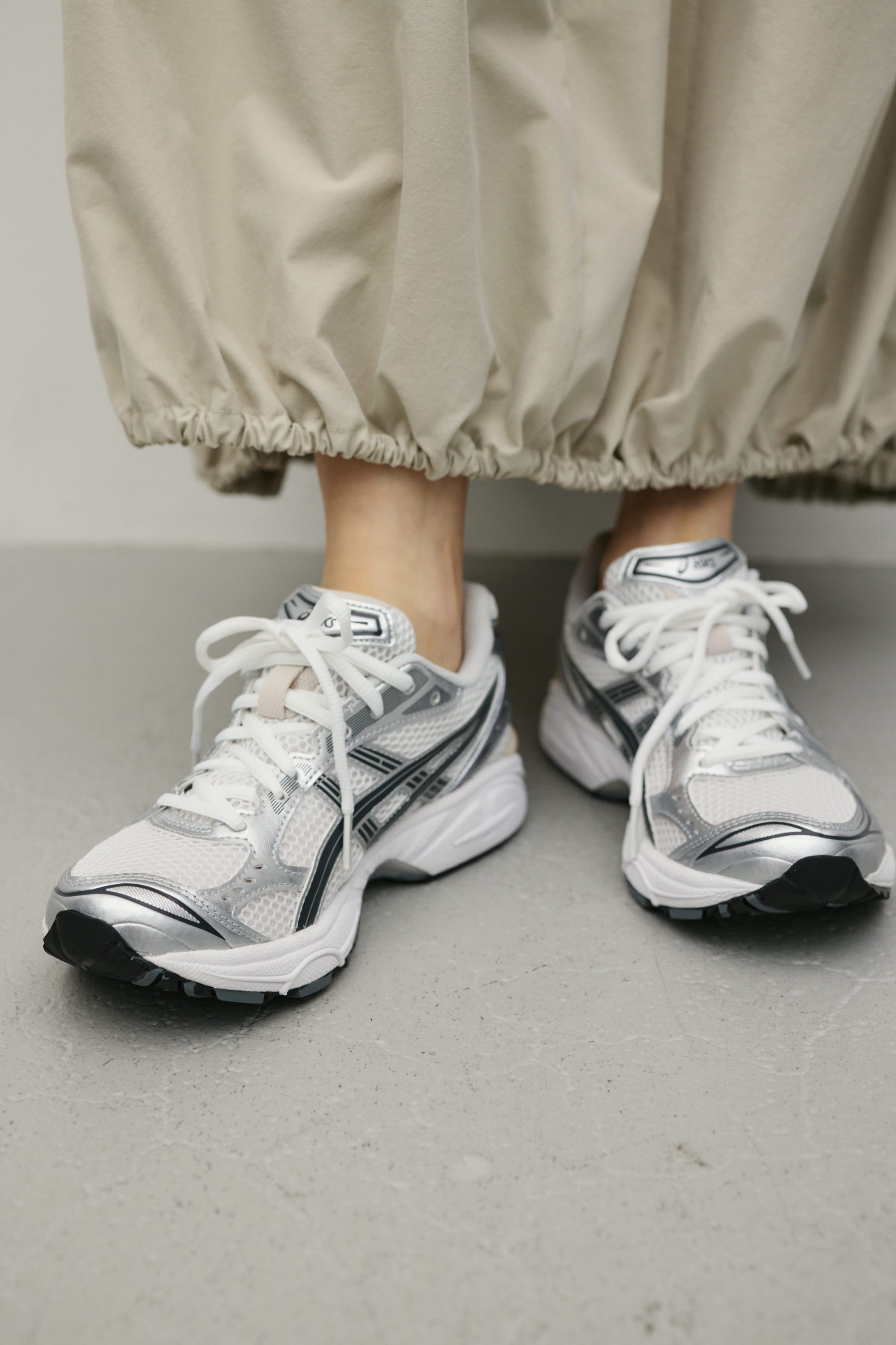 ASICS GEL-KAYANO 14 WHT 23.0cm