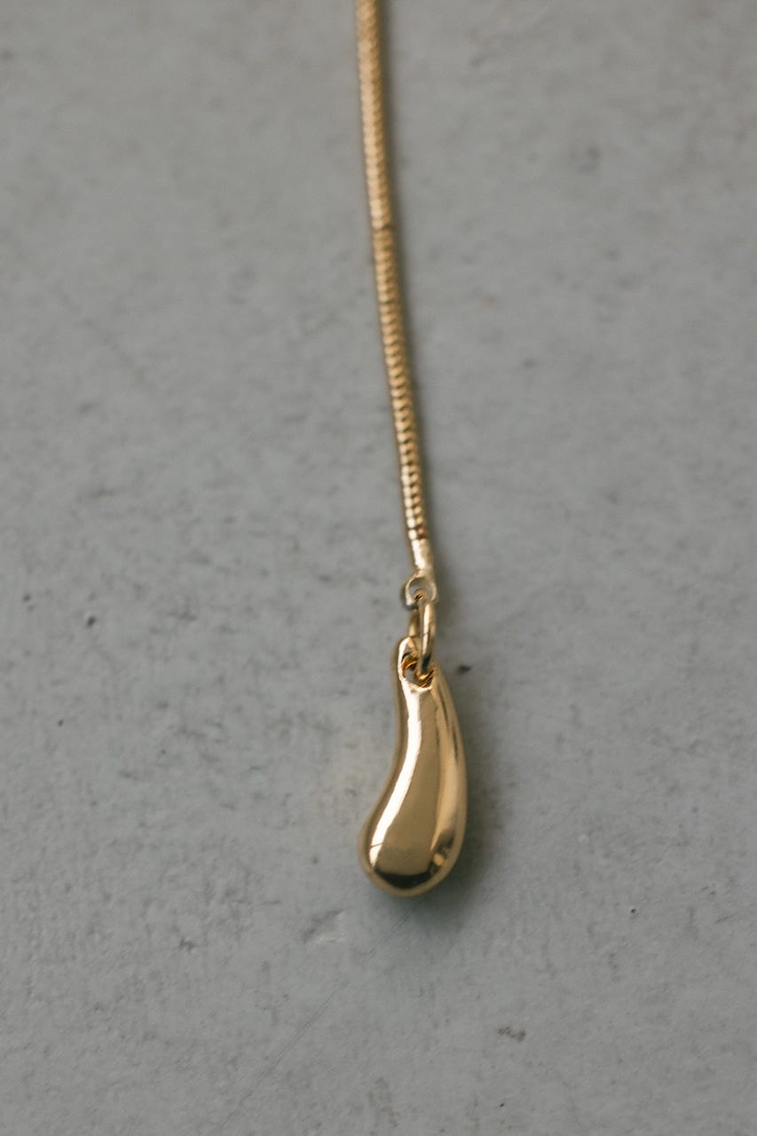 スネイクチェーンスライドネックレス GLD FREE