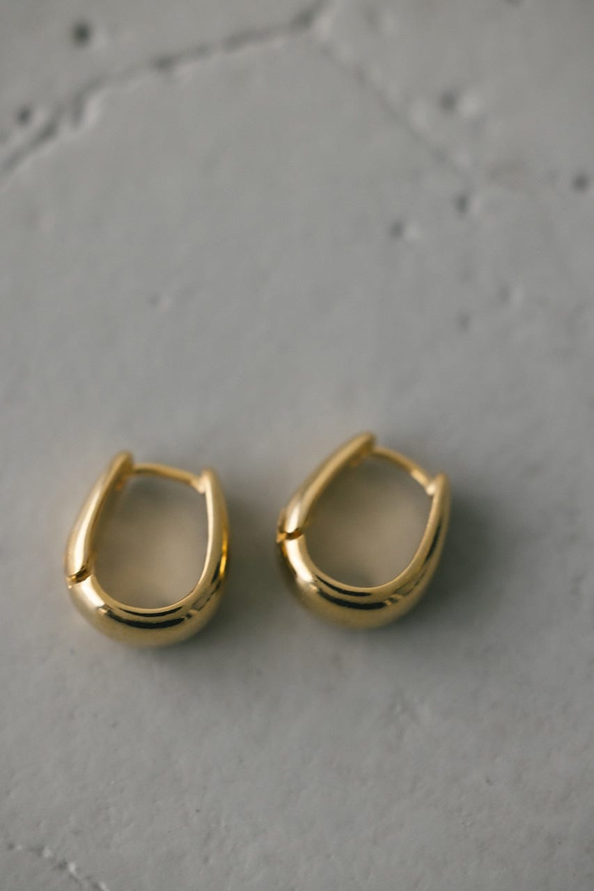 フラップフープピアス GLD FREE