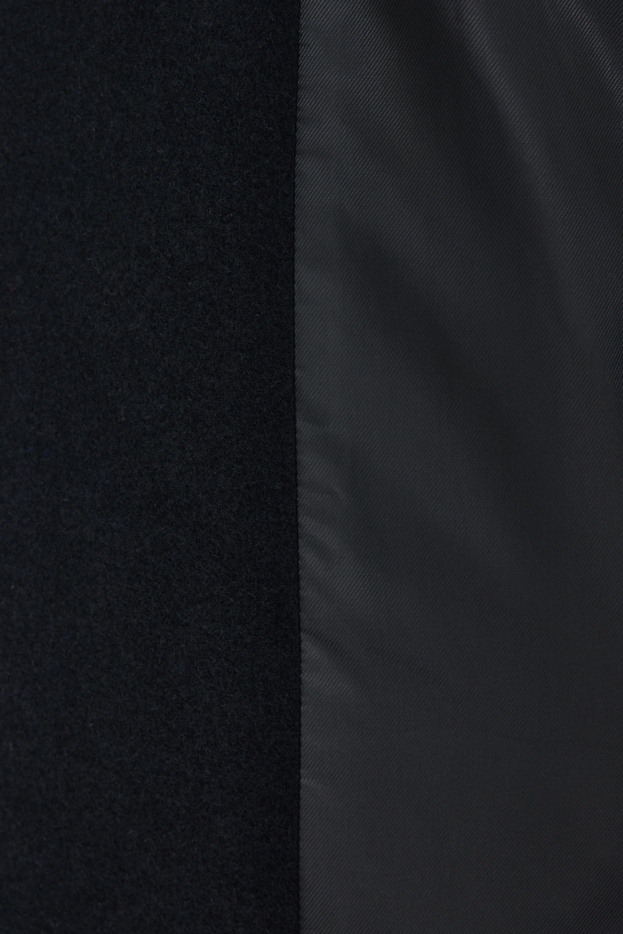 2WAYウールロングコート BLK S