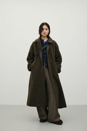 2WAYウールロングコート