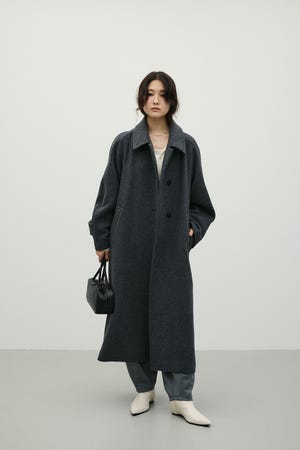 2WAYウールロングコート